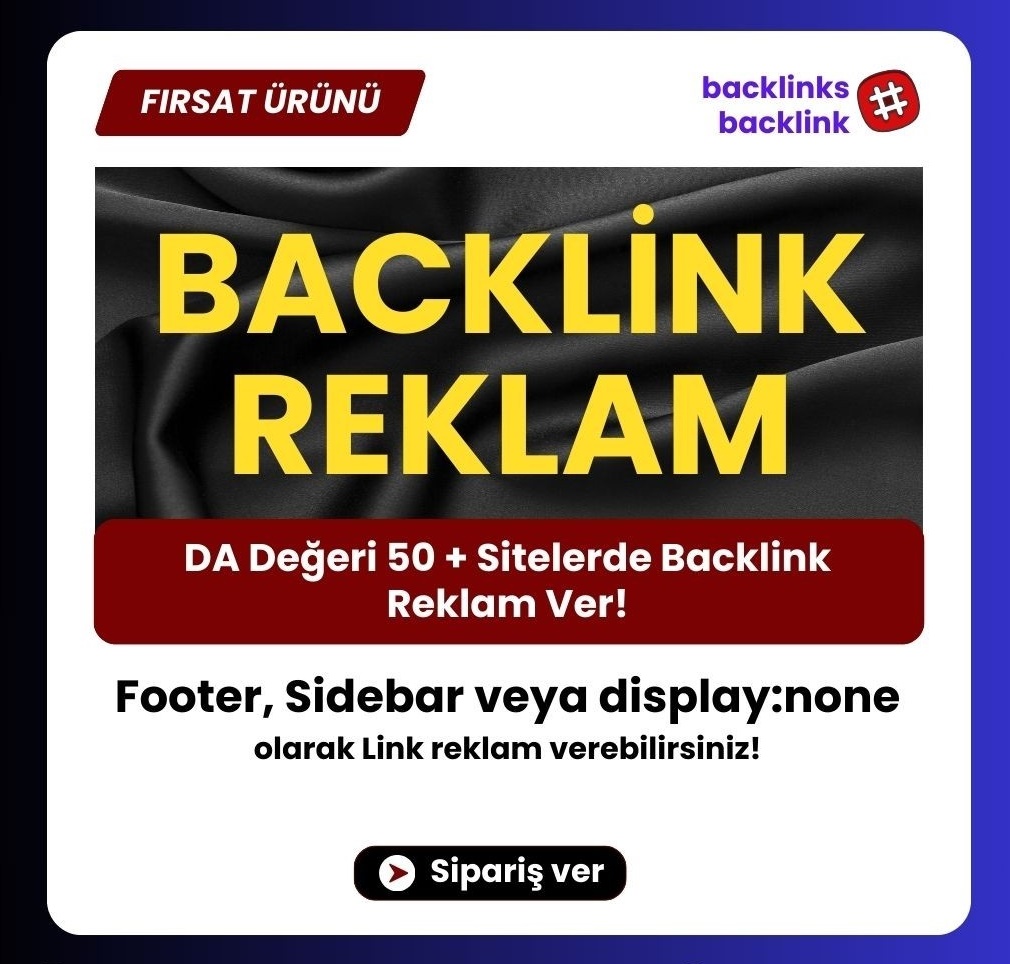 Backlink alımı